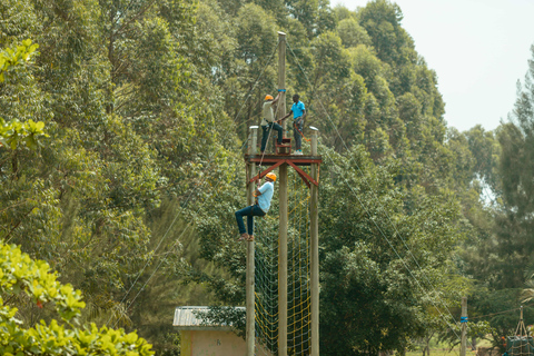 Oeganda : Zipline Avontuur met hindernisbaan