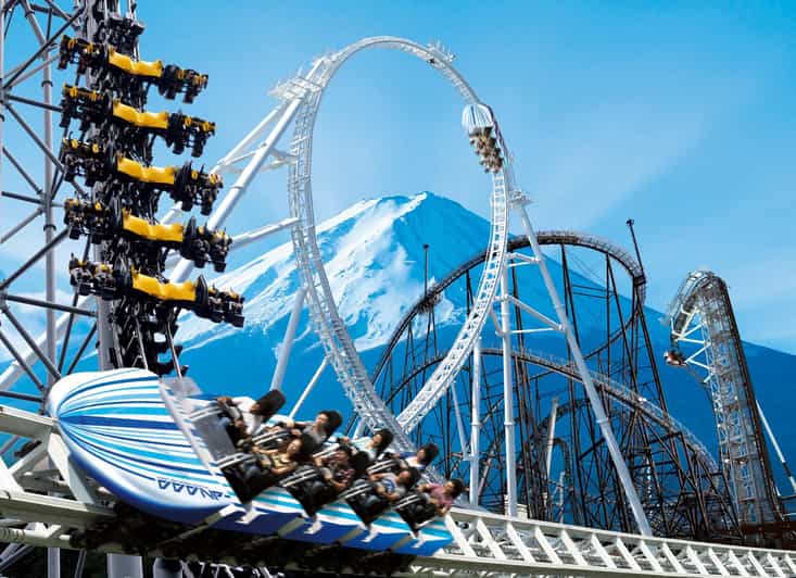 Fuji-Q Highland 1-day Pass with Private Transfer