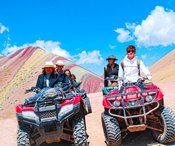 Tour to Mountain of 7 Colors Vinicunca in ATV (quads)