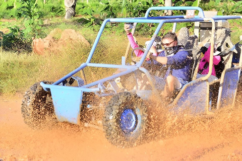 Punta Cana: Excursão de buggy com praia de Macao e mergulho na grutaDune Buggy Double (dois lugares)