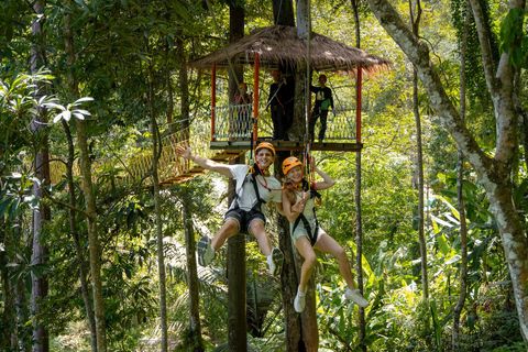 Phuket : Zipline+ATV Door Erawan Patong Seaview ZiplineZipline EP. S + ATV 60 Min Tijdsduur 2.30 uur.