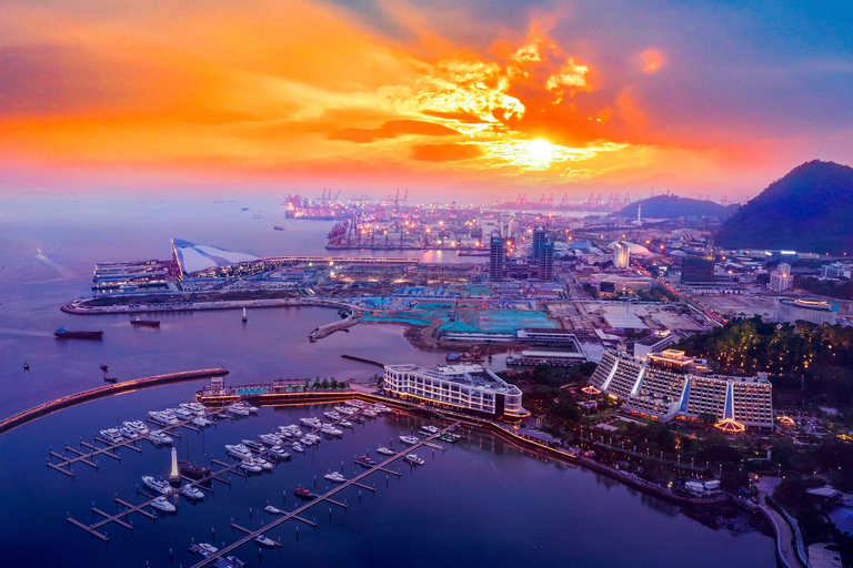 Shenzhen: Hong Kong-Zhuhai-Macao Bridge Sightseeing Cruise Shenzhen WAN Night Cruise | Dinner & City Lights Experience