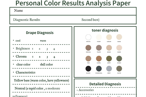 Busan Personal Color Analysis Premium Analysis