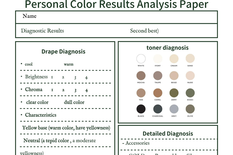 Busan Personal Color Analysis Premium Analysis