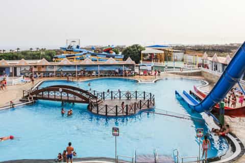 Kids splash area at Aquapark Costa Teguise Lanzarote