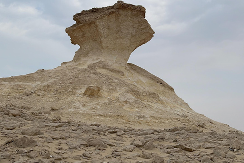 West Qatar tour to Richard Sierra sculpture,Umbrella Rock