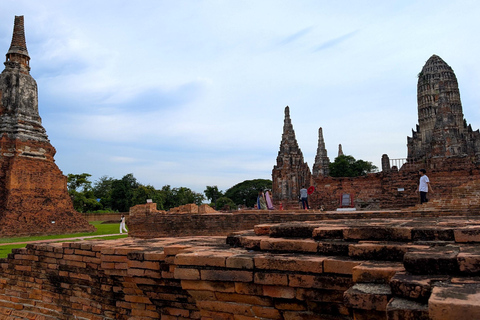 Pattaya : Excursion d&#039;une journée à Ayutthaya avec visite privée à bord d&#039;une longue queue