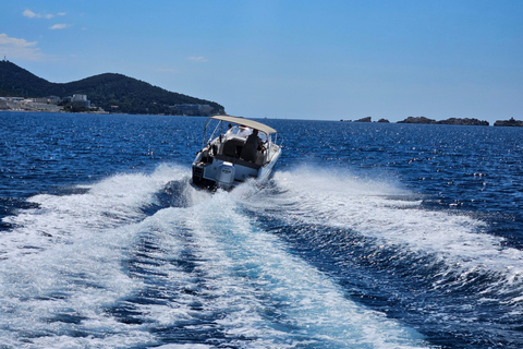 Elaphite Islands; Blue Cave, Sandy Beach private tour Elaphite Islands, Blue Cave private Speedboat Experience 4h