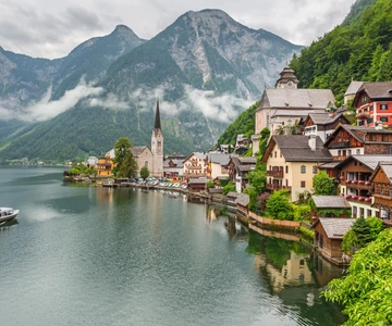 Viena: Viagem de 1 dia a Hallstatt, Salzkammergut com opção de barco