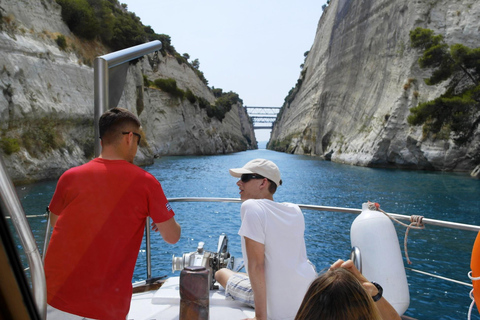 Nafplio to Corinth Canal: Scenic Boat Trip Through the Famous Canal