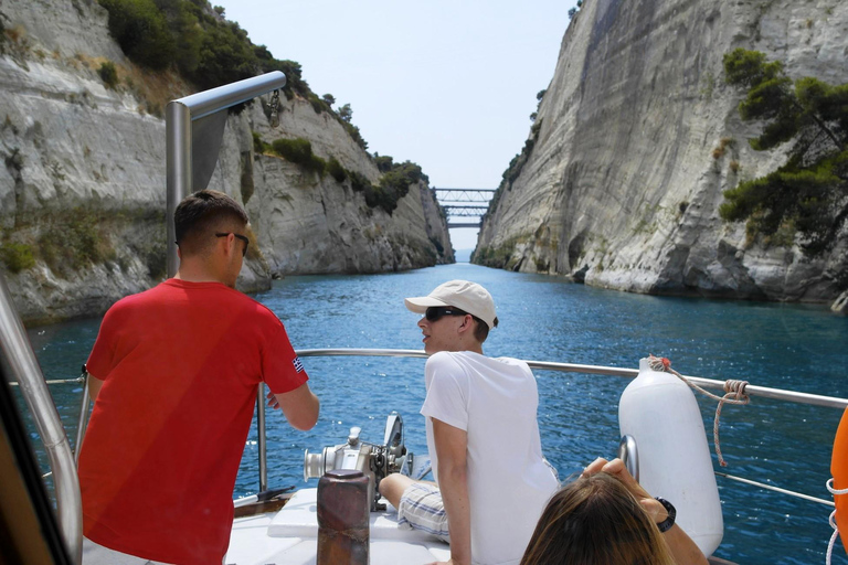 Nafplio to Corinth Canal: Scenic Boat Trip Through the Famous Canal