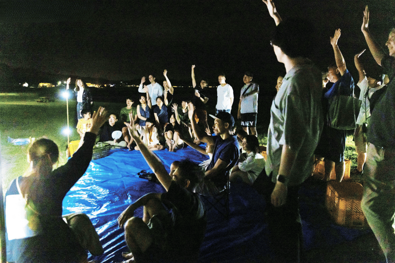 From Osaka: Awaji Island Magical Blue Sea Firefly Night Tour From Namba