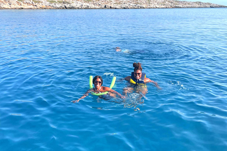 Heraklion: Full-Day Catamaran Cruise With Meal and Drinks