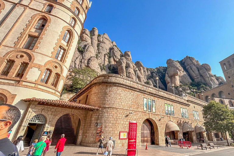 Barcelona: Montserrat, Black Madonna, Rack Railway & Liquors Transfer to Montserrat Monastery & Ticket to the Basilica
