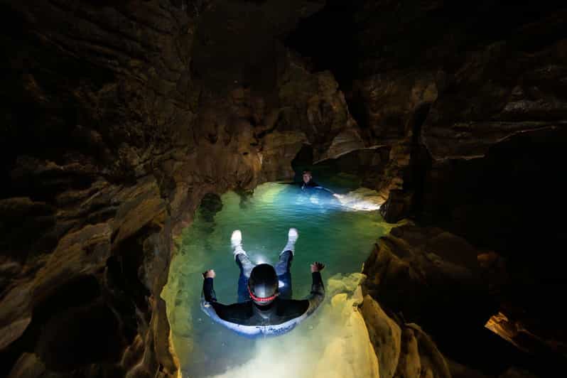 The Waitomo Experience : Okohua Glowworm Cave Tour + Hot Tub
