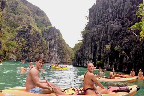 El Nido: Privétour met de boot A naar Big Lagoon en stranden