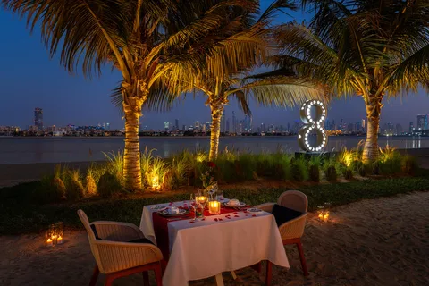 Dubai: Romantisk middag på stranden