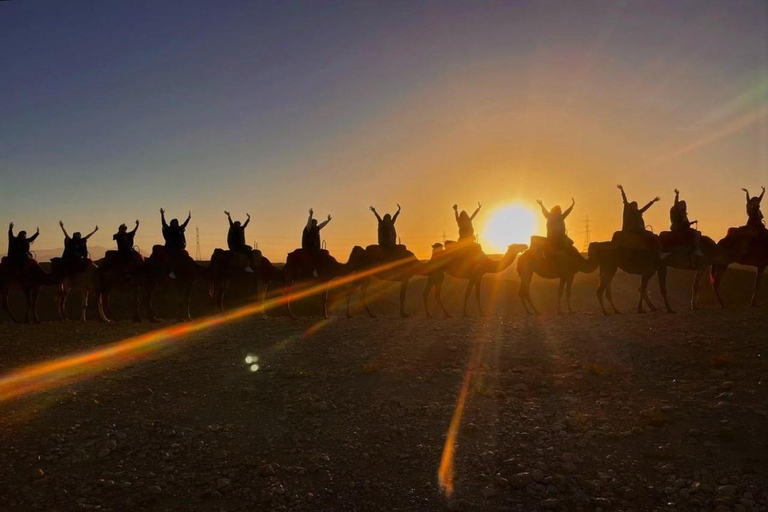 Marrakech: Agafay Desert Tour with Dinner, Camel Ride &amp; Show