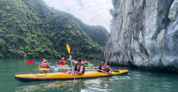 From Hanoi: Lan Ha Bay Kayaking and Plankton Night Tour