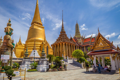 Bangkok: visita guiada a pie por el Gran Palacio y Wat Phra KaewTour en grupo pequeño