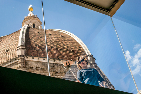 Florença: Entrada da catedral com cúpula/cúpula e torre do sinoIngressos com 2 guias de áudio baseados em aplicativos