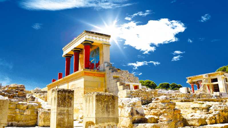 Au départ de Rethymnon : Excursion d'une journée au palais de Knossos et à Héraklion
