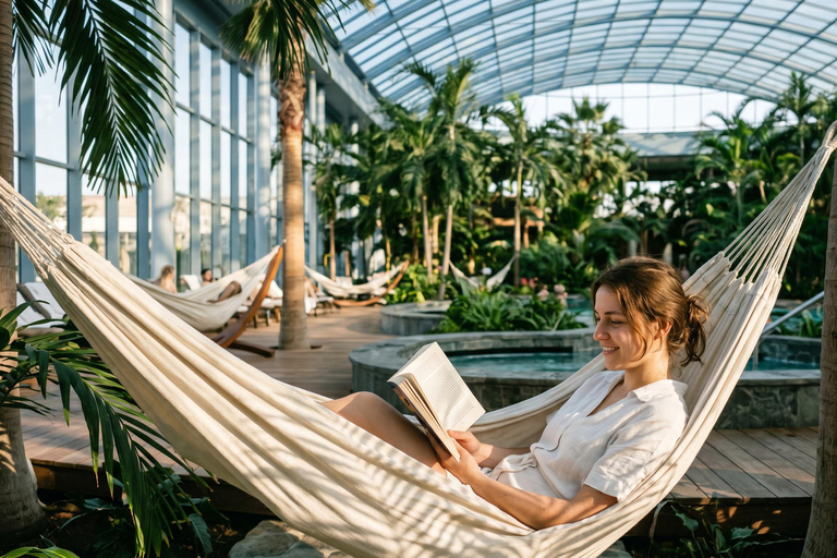 Therme Bucharest Palm, Galaxy or Elysium Access & Transfer 12 HOURS Therme Bucharest Palm, Galaxy Access & Transfer