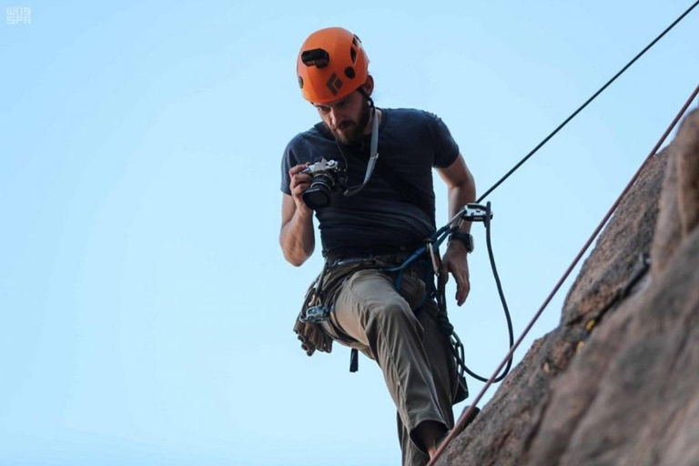 Explore AlUla from Above: A Rock Climbing Adventure