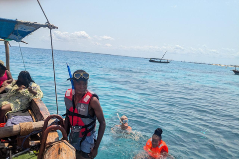Zanzibar;Blue Safari Snorkeling & Blue Lagoon with BBQ lunch Pickup anywhere (All inclusive)