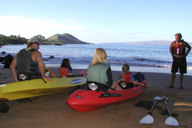 Kihei : expérience combinée de kayak, de plongée avec tuba et de surfKihei : expérience de kayak, de plongée en apnée et de surf
