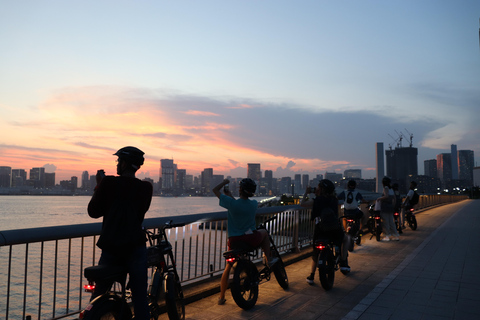 Tokyo Bay Area 3h E-bike guidad cykeltur från Tsukiji