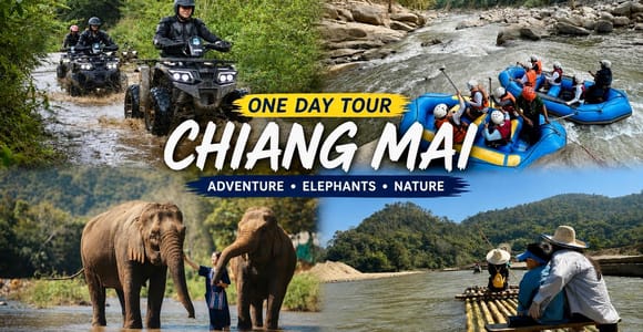 Chiang Mai Adventure: Rafting, ATV & Elephants Experience.
