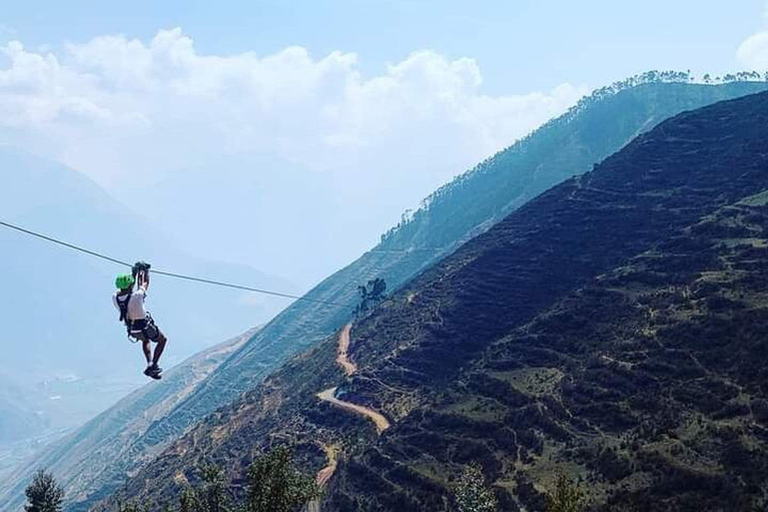 Zipline-Trip über das Heilige Tal