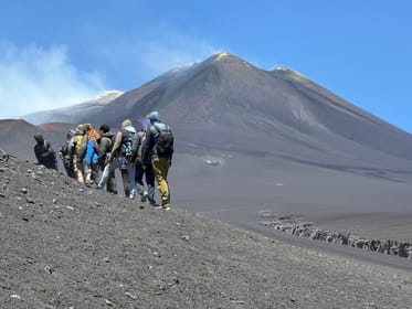 Catania: Mount Etna Adventurous Hiking Tour with Equipment