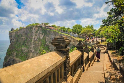 Bali: Tanah Lot, Padang-Padang och solnedgång i Uluwatu-templet