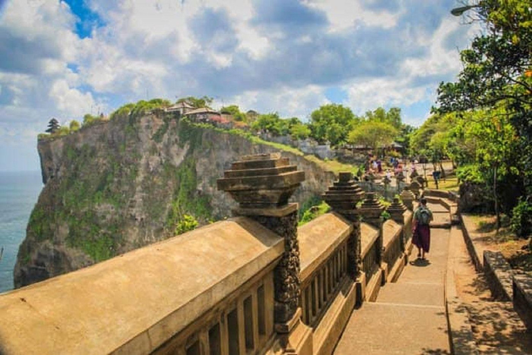 Bali: Tanah Lot, Padang-Padang och solnedgång i Uluwatu-templet