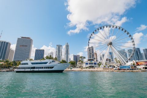 Miami: Half-Day Open-Top Bus Tour & Millionaire's Row Cruise