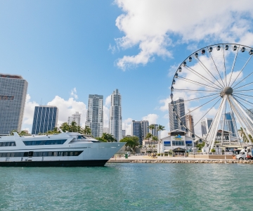 Miami: halfdaagse bus met open dak en roeibootcruise met miljonair