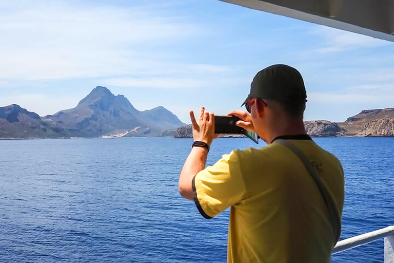 Vanuit de gebieden van Chania: Dagtrip Gramvousa-eiland en Balos-strandOphalen vanuit Kalyves en Almyrida