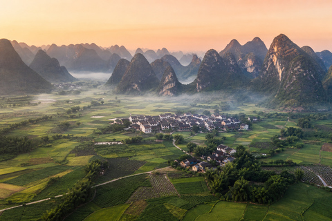 Yangshuo: Xianggong Mountain, Yulong River & Shangri-La Tour Attraction E-Ticket Bundle: No Transport and Guide