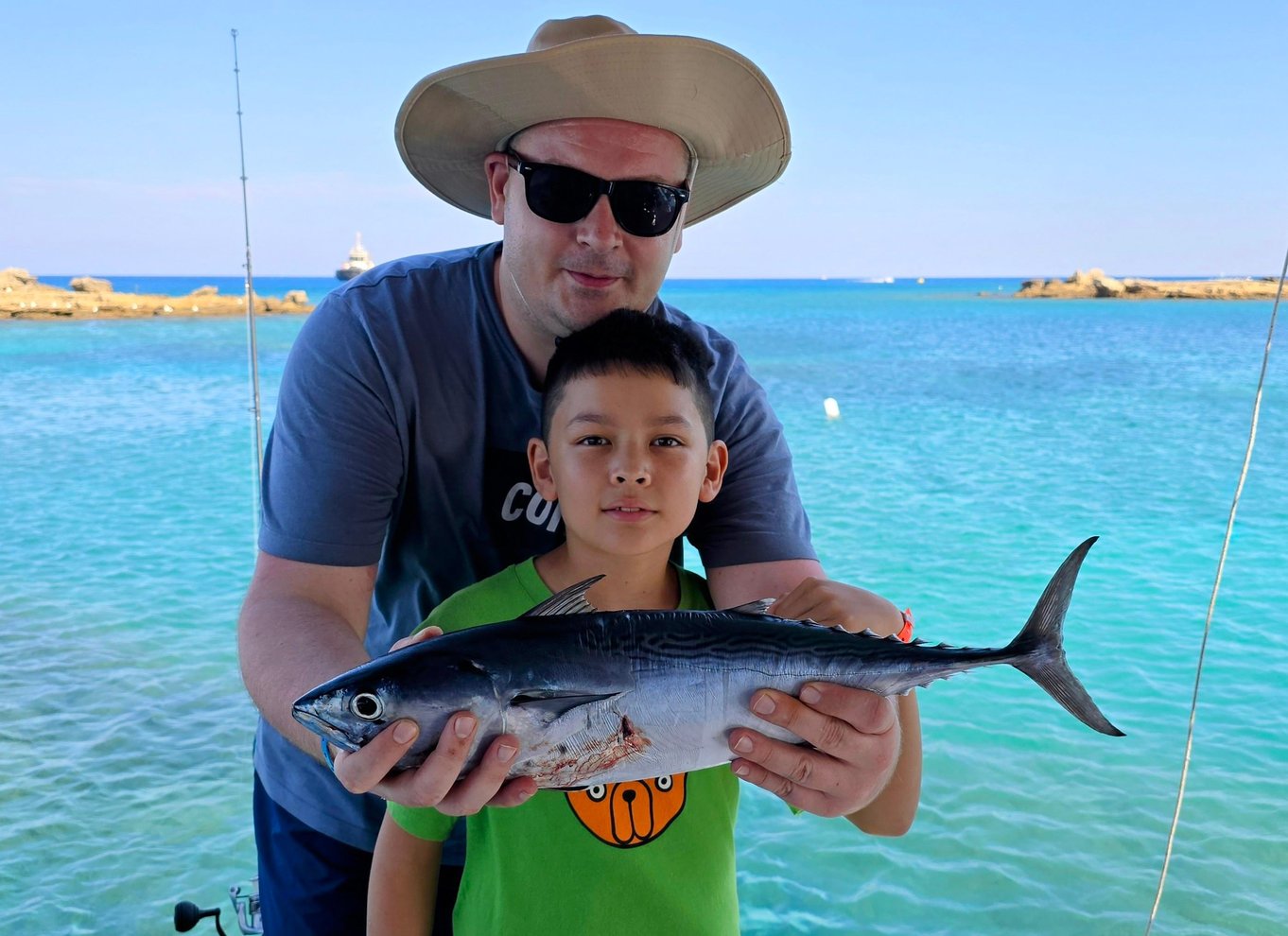 Rhodos: Fisketur, snorkling, grill og professionel guide