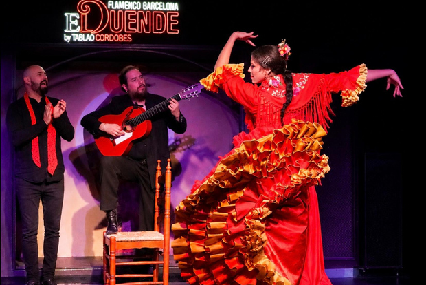 Barcelone : spectacle de flamenco intimiste à El Duende, bar et cocktails