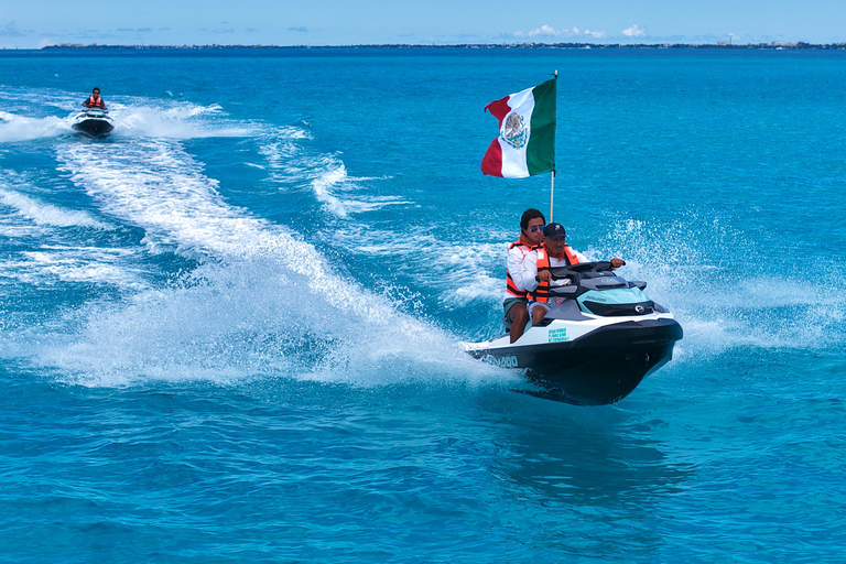 Cancun: Jetski and Snorkel Adventure Shared Jetski per person
