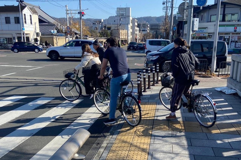 E-Bike Tour in Kyoto with Asuka, Japanese graduate student