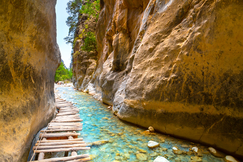 Depuis La Canée ou Réthymnon : visite des gorges de SamariaDepuis La Canée : visite des gorges de Samaria