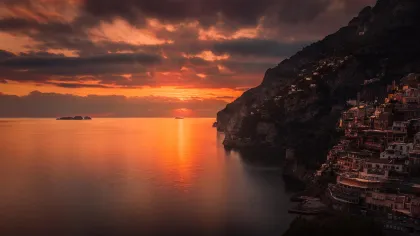 Von Sorrento aus: Private Amalfi Coast Sunset Tour mit dem Auto