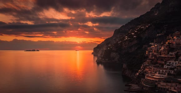 Von Sorrento aus: Private Amalfi Coast Sunset Tour mit dem Auto