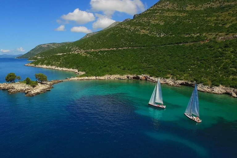 Blue Lagoon and 3 islands with Authentic Lunch in Restaurant Blue Lagoon,Trogir and 3 islands half day tour with Lunch