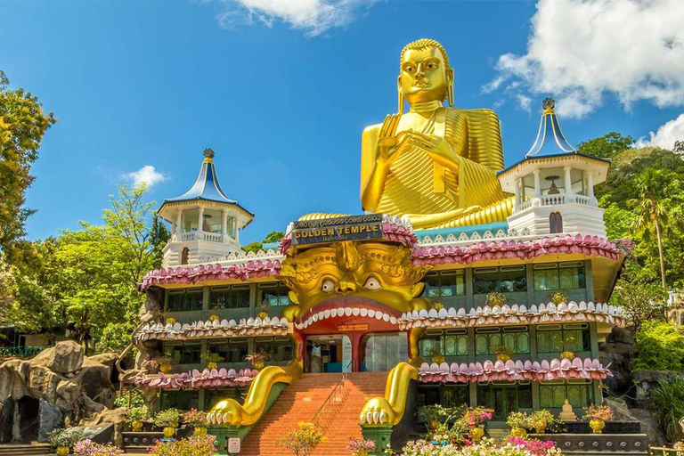 From Habarana: Dumbulla Cave & Sigiriya Fortress Tour