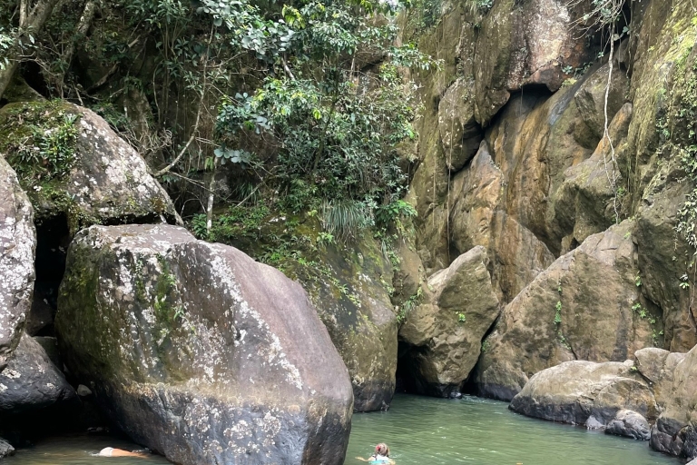 Wycieczka do ukrytego wodospadu El Yunque z transportem